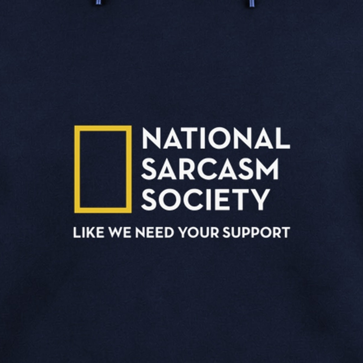 National Sarcasm Society — Fleece Hoodie