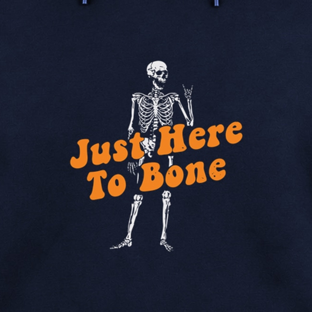 Just Here to Bone - Fleece Hoodie
