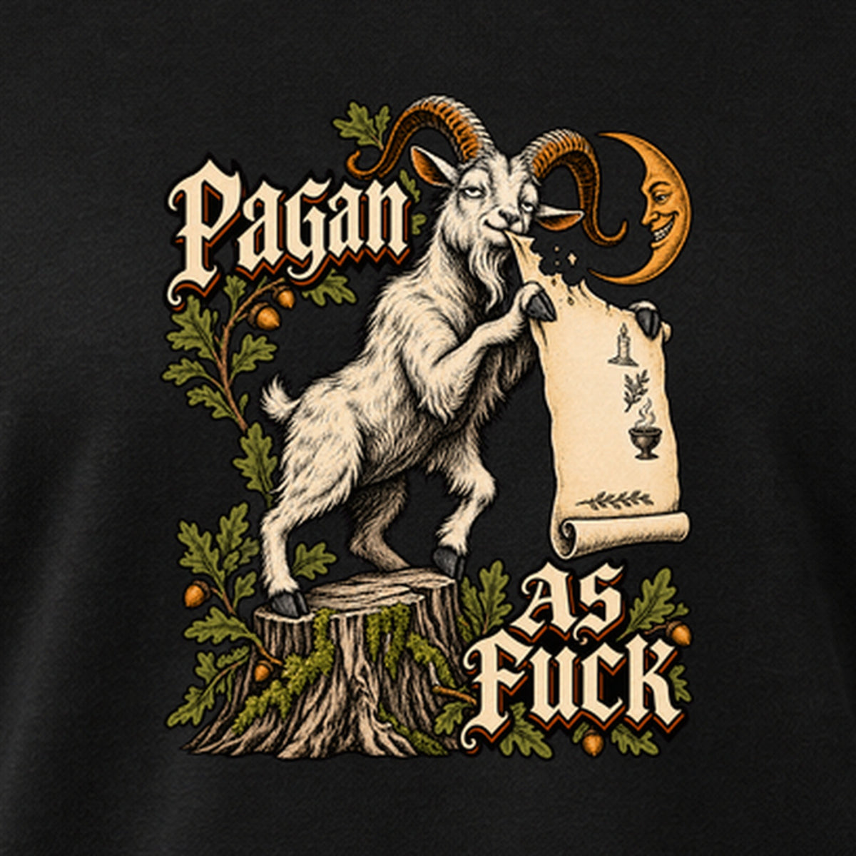 Pagan as Fuck - 3/4 Sleeve Raglan