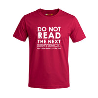 Do Not Read The Next Sentence.
