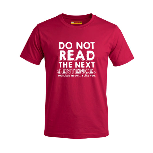 Do Not Read The Next Sentence.