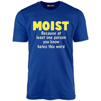 Moist - Because at least one person you know hates this word