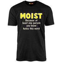 Moist - Because at least one person you know hates this word