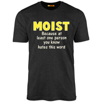Moist - Because at least one person you know hates this word