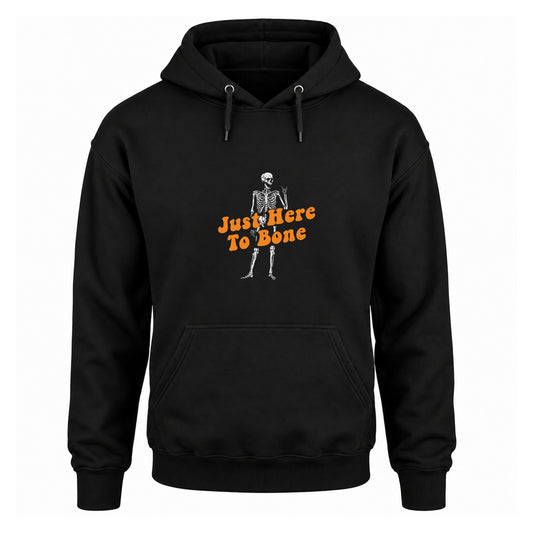 Just Here to Bone - Fleece Hoodie