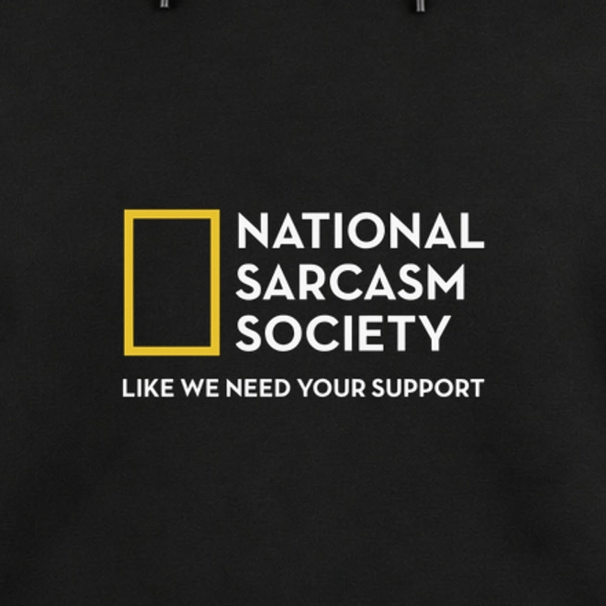 National Sarcasm Society — Fleece Hoodie