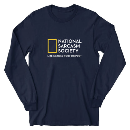 National Sarcasm Society - Long Sleeve Tee