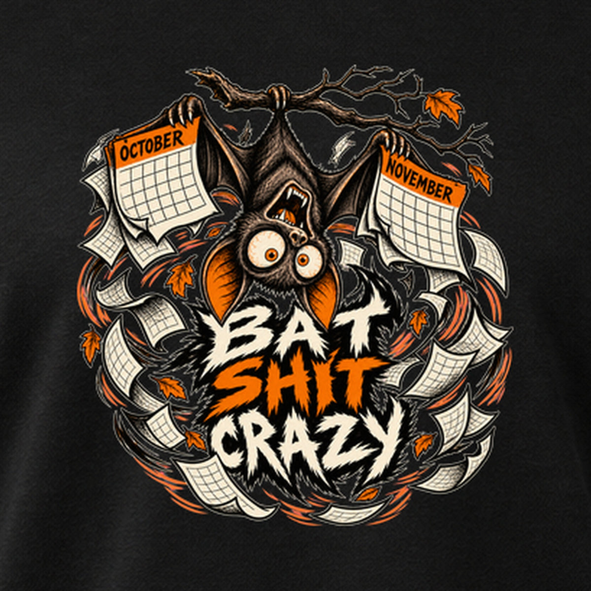 Bat Shit Crazy - 3/4 Sleeve Raglan