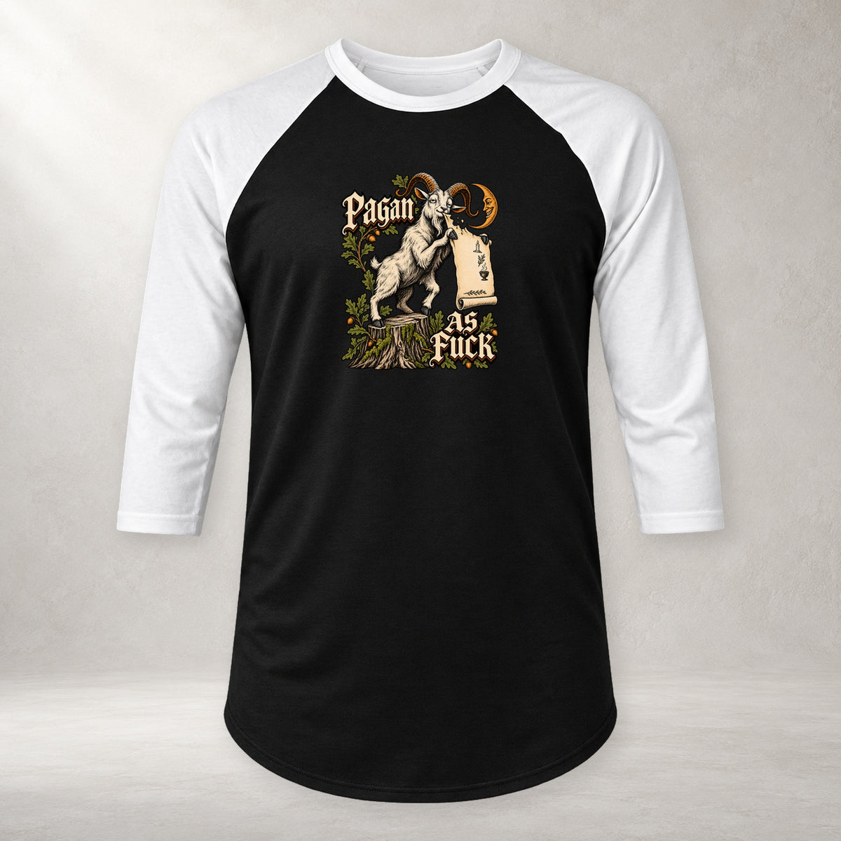 Pagan as Fuck - 3/4 Sleeve Raglan