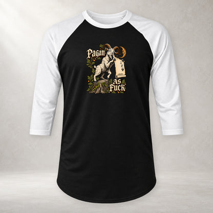 Pagan as Fuck - 3/4 Sleeve Raglan