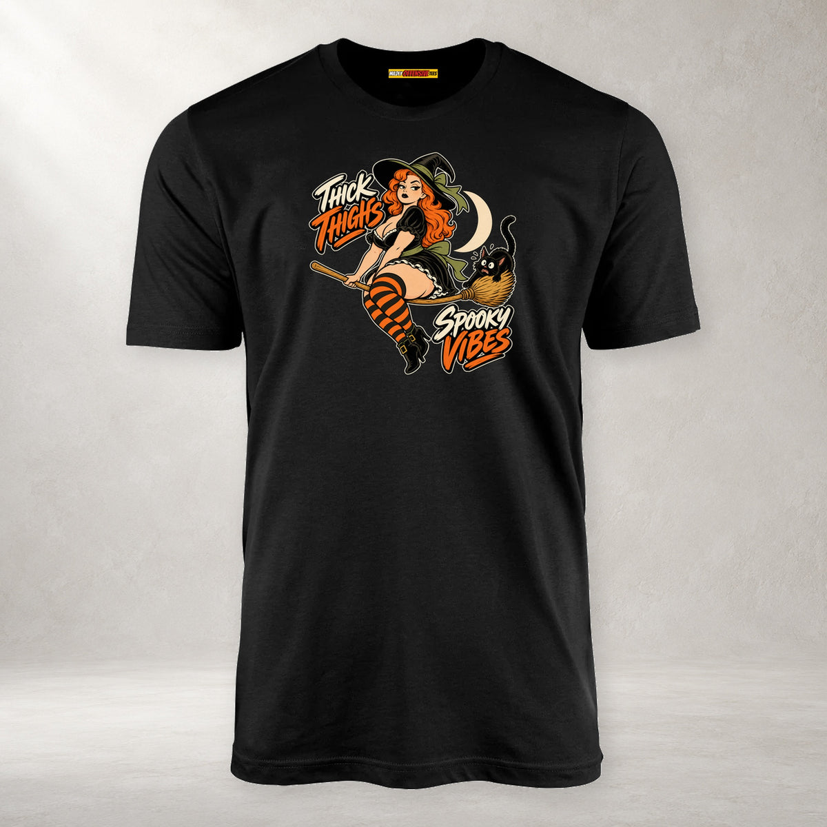 Thick Thighs Spooky Vibes - Unisex T-Shirt