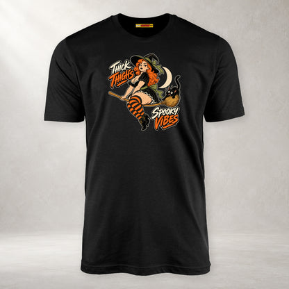 Thick Thighs Spooky Vibes - Unisex T-Shirt