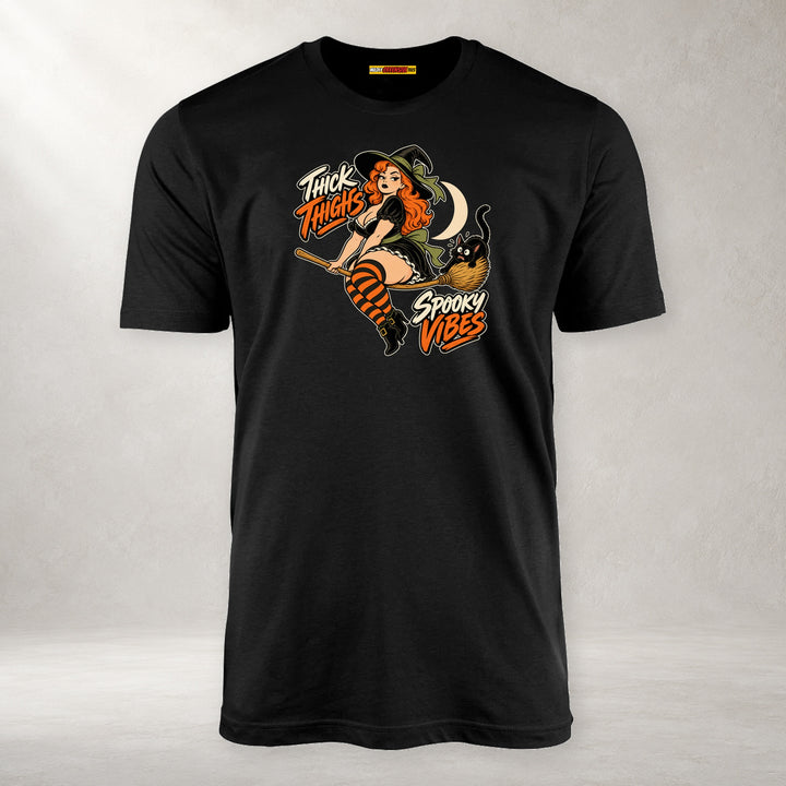 Thick Thighs Spooky Vibes - Unisex T-Shirt