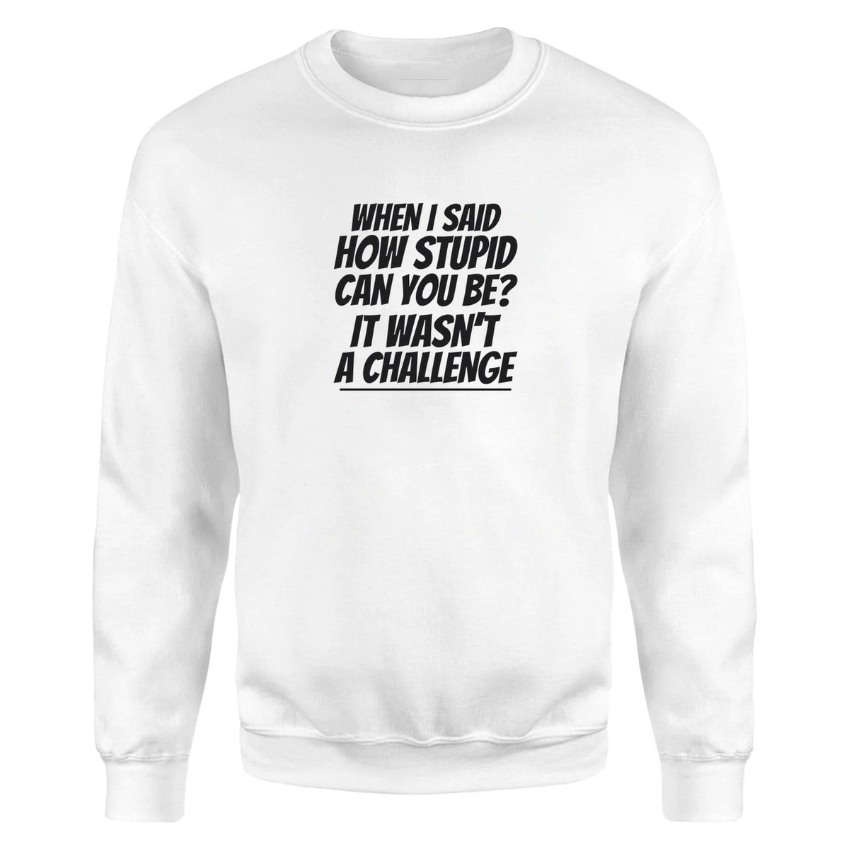 How Stupid Can You Be? - Fleece Sweatshirt