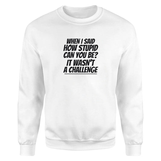How Stupid Can You Be? - Fleece Sweatshirt