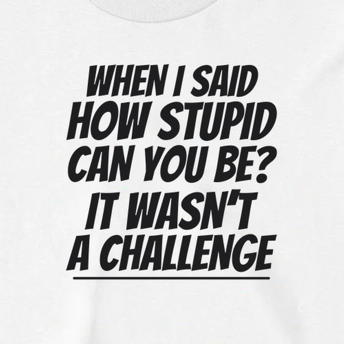 How Stupid Can You Be? - Long Sleeve Tee